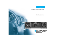 Blaupunkt London-RDM-169 - Owners Manual